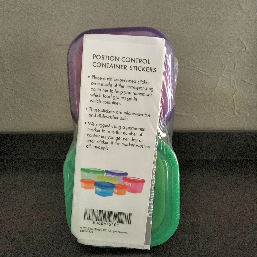 Beachbody Portion-Control 7-Piece Containers NIP